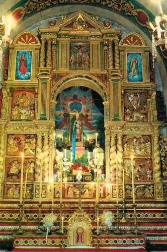 Church Meritxell High Altar detail view