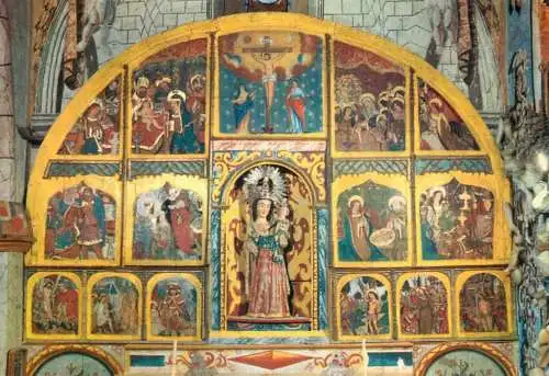 Church Meritxell beautiful painting