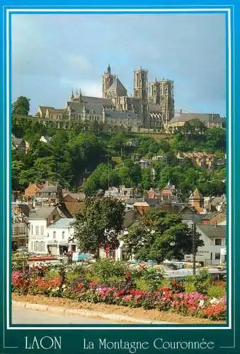 France Laon (Aisne) Cathedrale Notre Dame La Montagne Couronnee