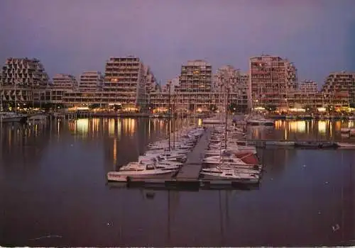 France La Grande Motte (Herault) vue de nuit