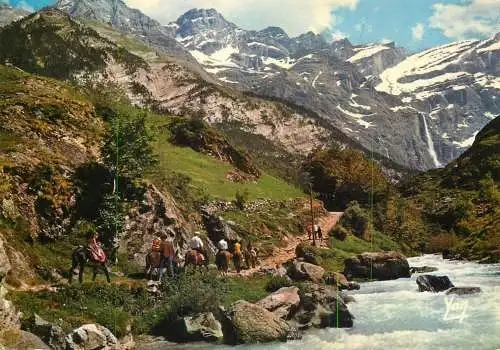 France Gavarnie (Hautes Pyrenees) Chemin du Cirque