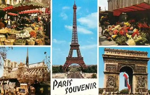 France Paris multi view souvenir