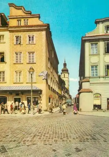 Poland Warsaw Zamkowego Square