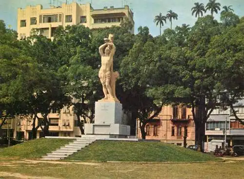 Brasil Rio de Janeiro Russel Beach Statue of Saint Sebastian