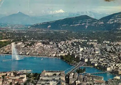 Switzerland Geneve vue aerienne