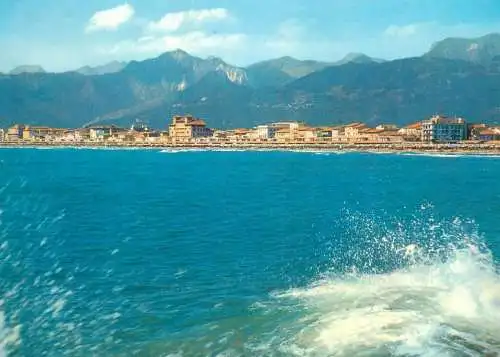 Italy Viareggio panorama & Apuanian Alps