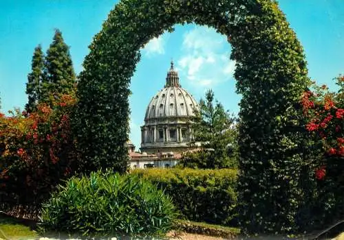 Vatican gardens view