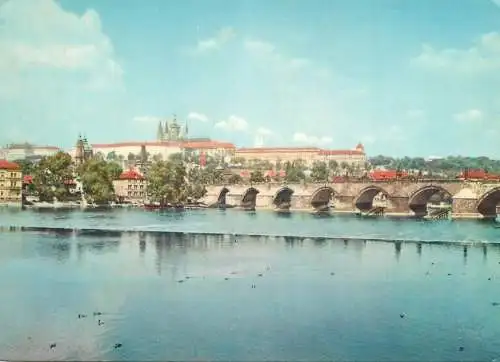 Czech Republic Praha Prague Castle & Charles' Bridge