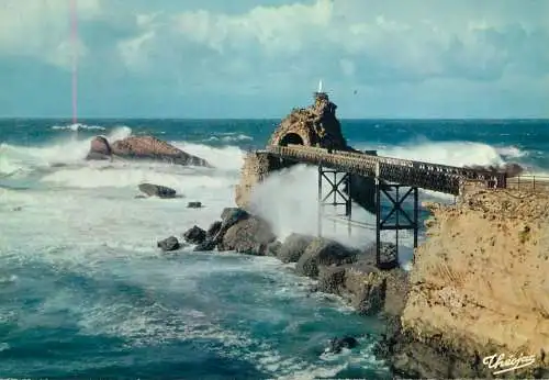 France Biarritz (Pyrenees-Atlantiques) Rocher de la Vierge