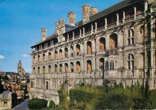 France Blois (Loir-et- Cher) Le Chateau L'aile Francois I ou facade des Loges