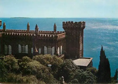 France La Napoule (Alpes-Maritimes) Agecroft - le chateau vue interieure