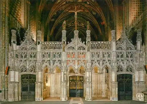 France Albi (Tarn) Basilique Ste Cecile vue interieure