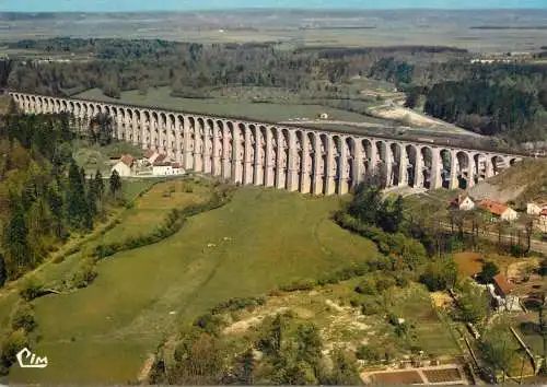 France Chaumont (Haute-Marne) Le viaduc vue aerienne