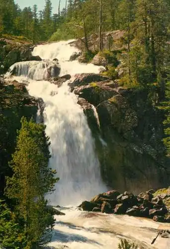 France Cauterets (Haute Pyrenees) Cascade du Pont d'Espagne