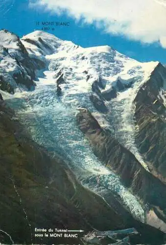 France Chamonix Mont-Blanc Entree du tunnel