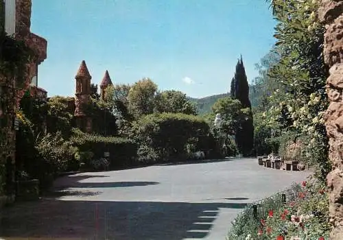 France Cote d'Azur La Napoule Cour du Chateau Agecroft