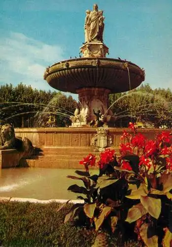 France Aix en Provence La Grande Fontaine sur la Rotonde