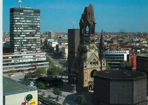 Germany Berlin Kaiser Wilhelm Gedachtniskirche und Europa Center