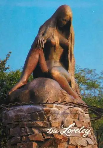 Germany St Goarshausen am Rhein Loreley statue