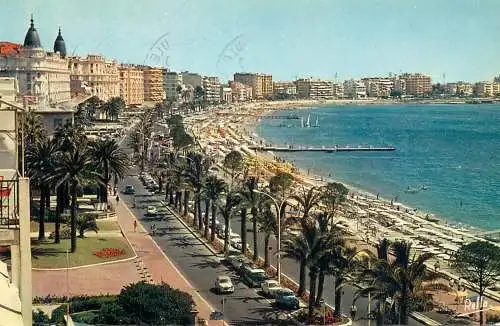France Cannes vue de la Croisette et la Plage