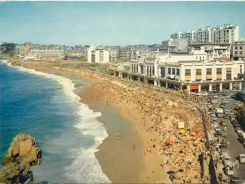 France Biarritz (Pyrenees-Atlantiques) Grande Plage & le Casino