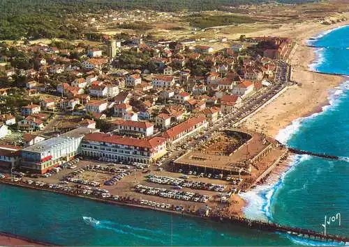 France Capbreton (Landes) Le Front de mer et la Plage vue aerienne par Alain Perceval