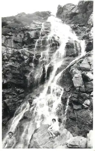 Cascasa Caprioara waterfall Romania 1986 photo 9 x 14 cm