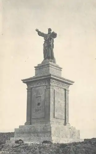 The monument of St. Paul on the island of St. Paul, Malta