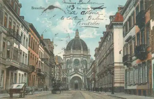 Bruxelles rue royale 1912