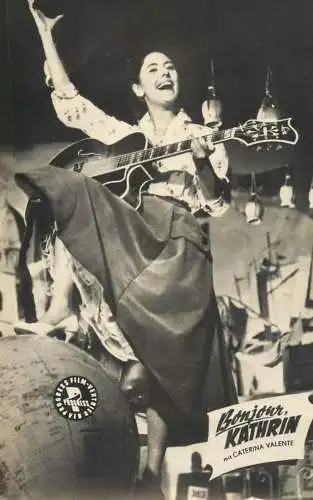 Italian-French-German multilingual singer, guitarist, and dancer Caterina Valente