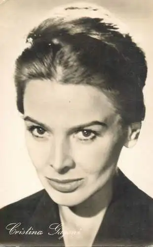 Italian actress Cristina Gaioni