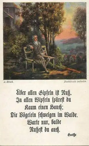 Kunstler AK A. Broch