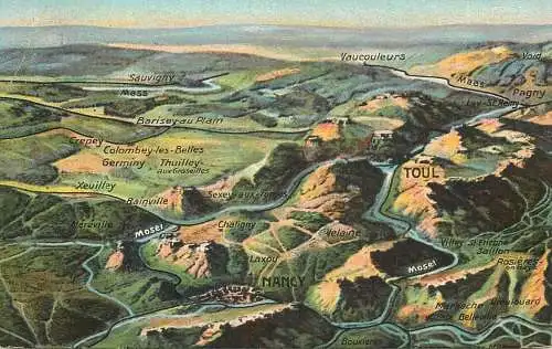 Toul panorama des deutsch-franzosischen Kriegschau 1914/15
