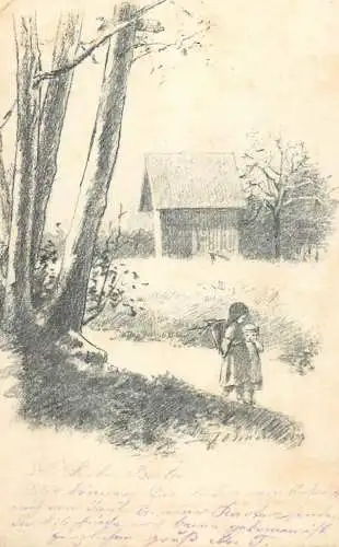 Switzerland 1903 drawn postcard