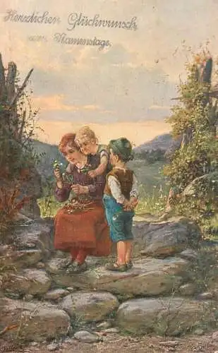 Jugendfreuden Feldblumen AK Raphael Tuck "Oilette"
