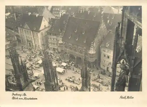 Germany Freiburg im Blick vom Munsterturm