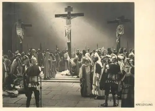 Germany Oberammergau Jubilaums Passionsspiele Kreuzigung