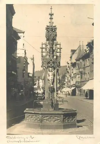 Germany Freiburg im Breisgau Fischbrunnen