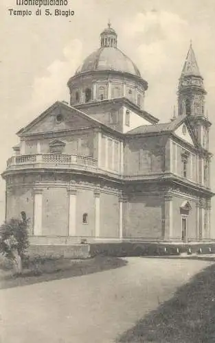 Italia Siena Montepulciano Tempio di S. Biagio