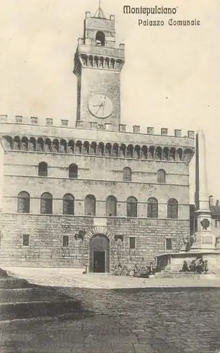Italia Siena Montepulciano Palazzo Comunale
