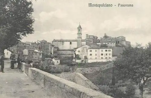 Italia Siena Montepulciano panorama