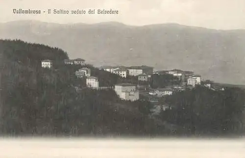 Italia Firenze Vallombrosa il Saltino veduto dal Belvedere