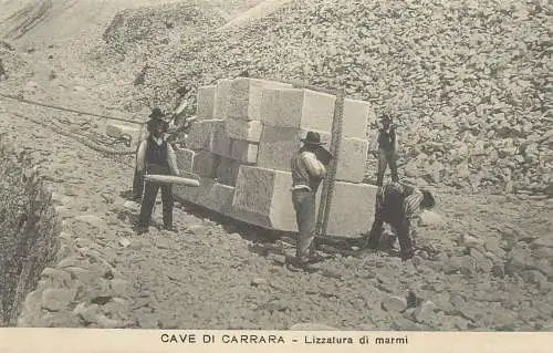 Italia CARRARA lizzatura di marmi