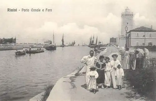 Italia Rimini Porto Canale e Faro