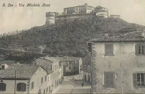Italia San Leo via Michele Rosa