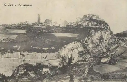 Italia San Leo Panorama