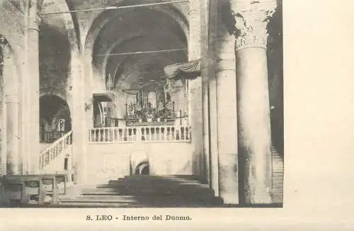 Italia San Leo Duomo interno
