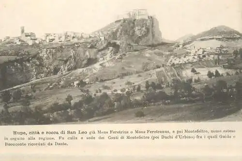 Italia San Leo Dante