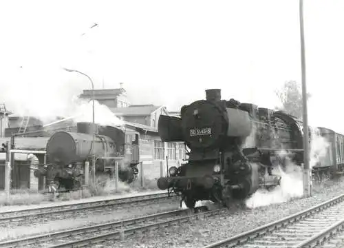 Train Locomotives - Real Photo