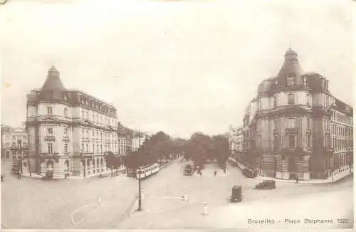 Bruxelles Place Stepanie 1920 feuille electorale